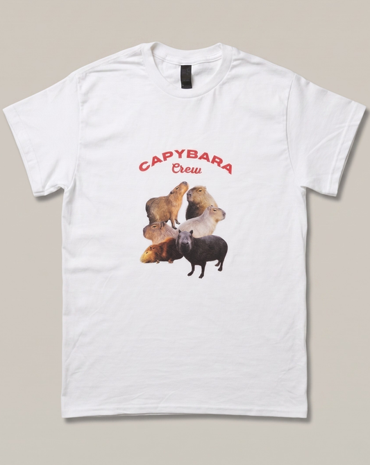 Capybara Collage Graphic T-Shirt