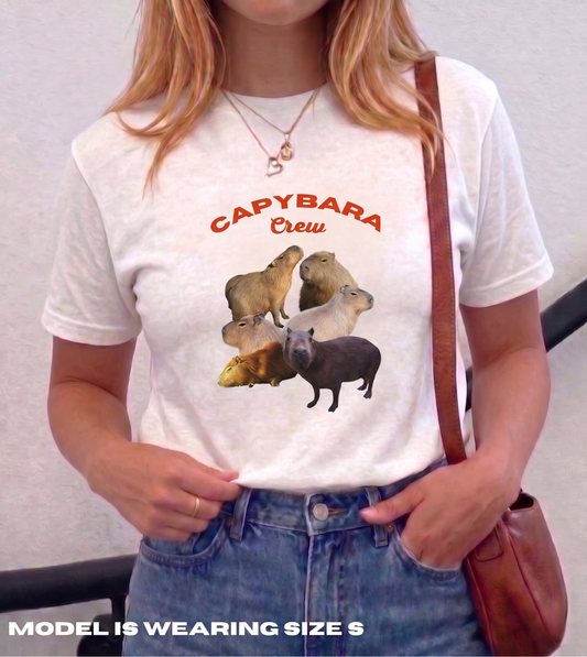 Capybara Collage Graphic T-Shirt