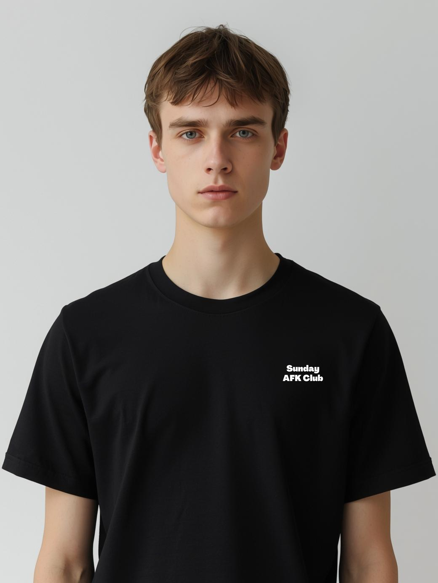 T-Shirt mit Backprint "Sunday AFK Club"