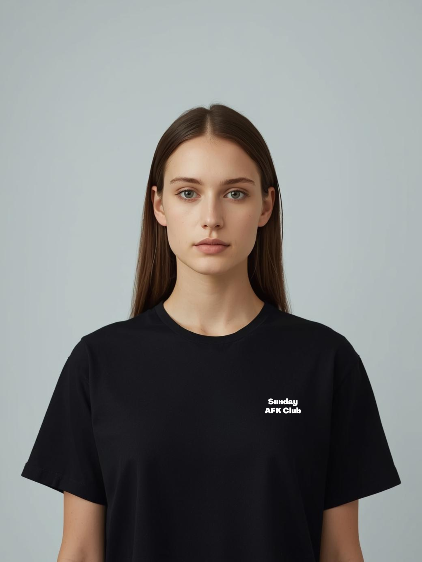T-Shirt mit Backprint "Sunday AFK Club"